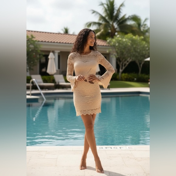 Crystal Doll Dresses & Skirts - Crystal Doll Lace Boho Dress